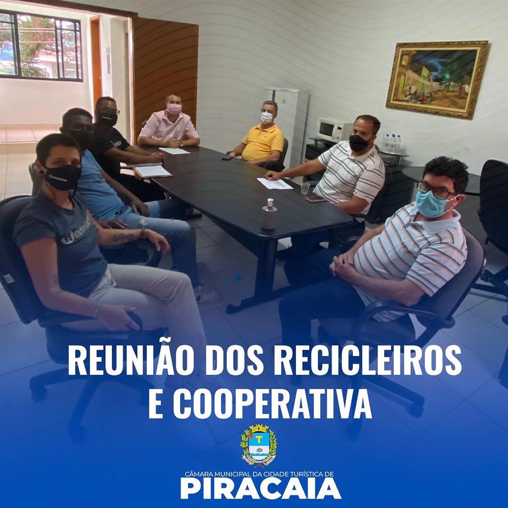 Reunião dos Recicleiros e Cooperativa