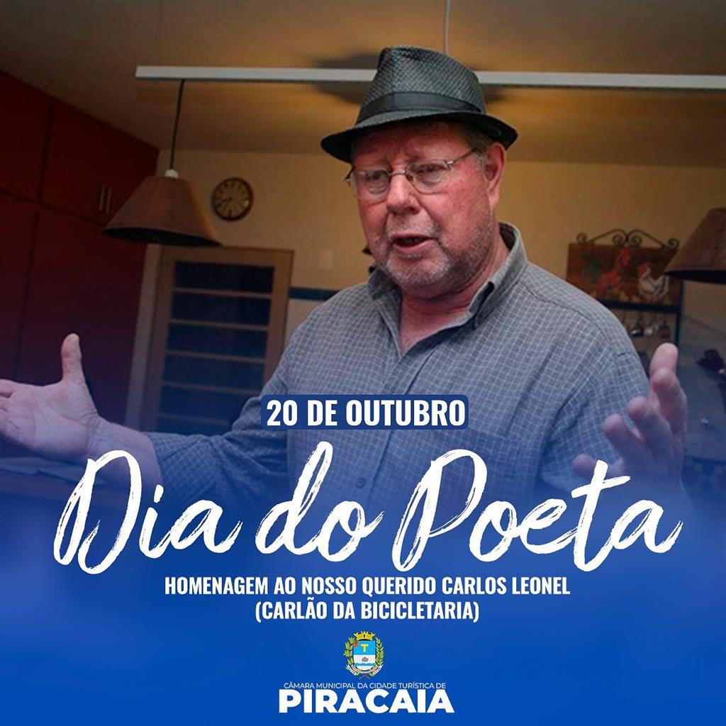 20 DE OUTUBRO DIA DO POETA