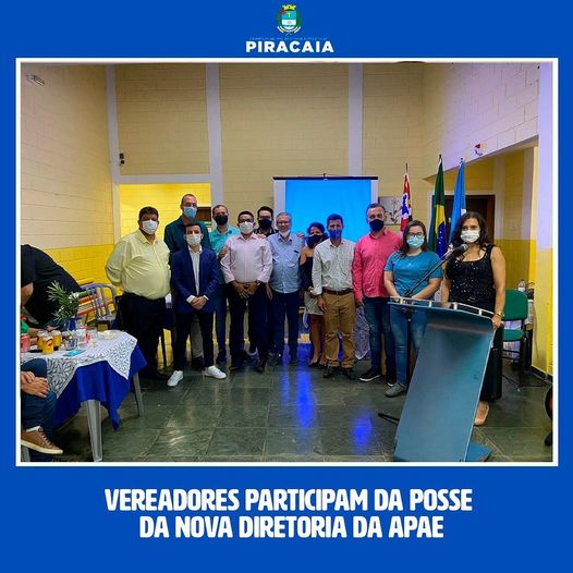 VEREADORES PARTICIPAM DA POSSE DA NOVA DIRETORIA DA APAE