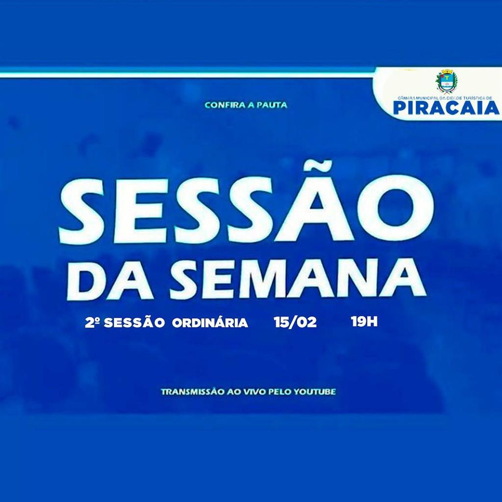 SESSÃO DA SEMANA