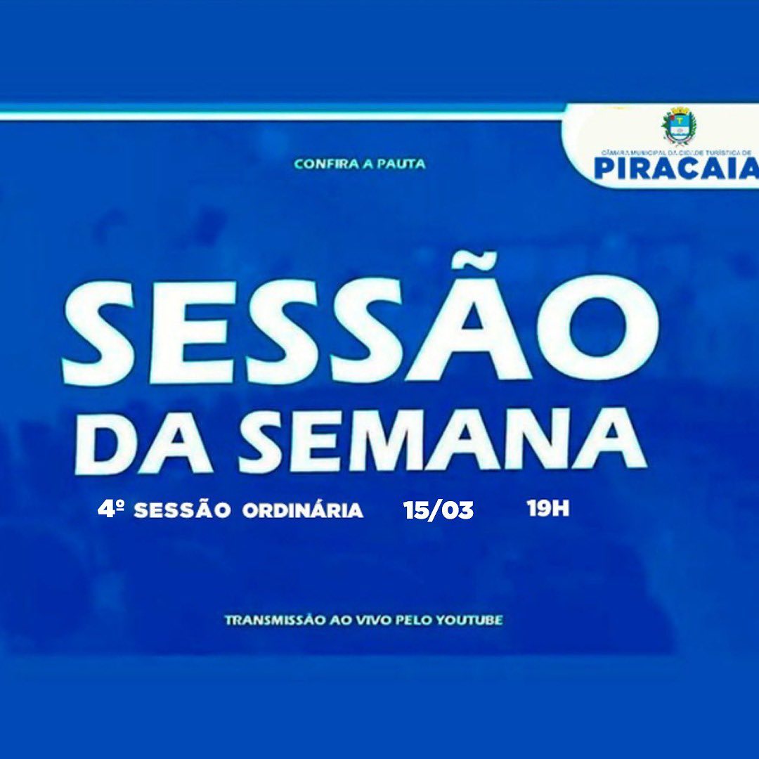 4º Sessão da Câmara Ordinária