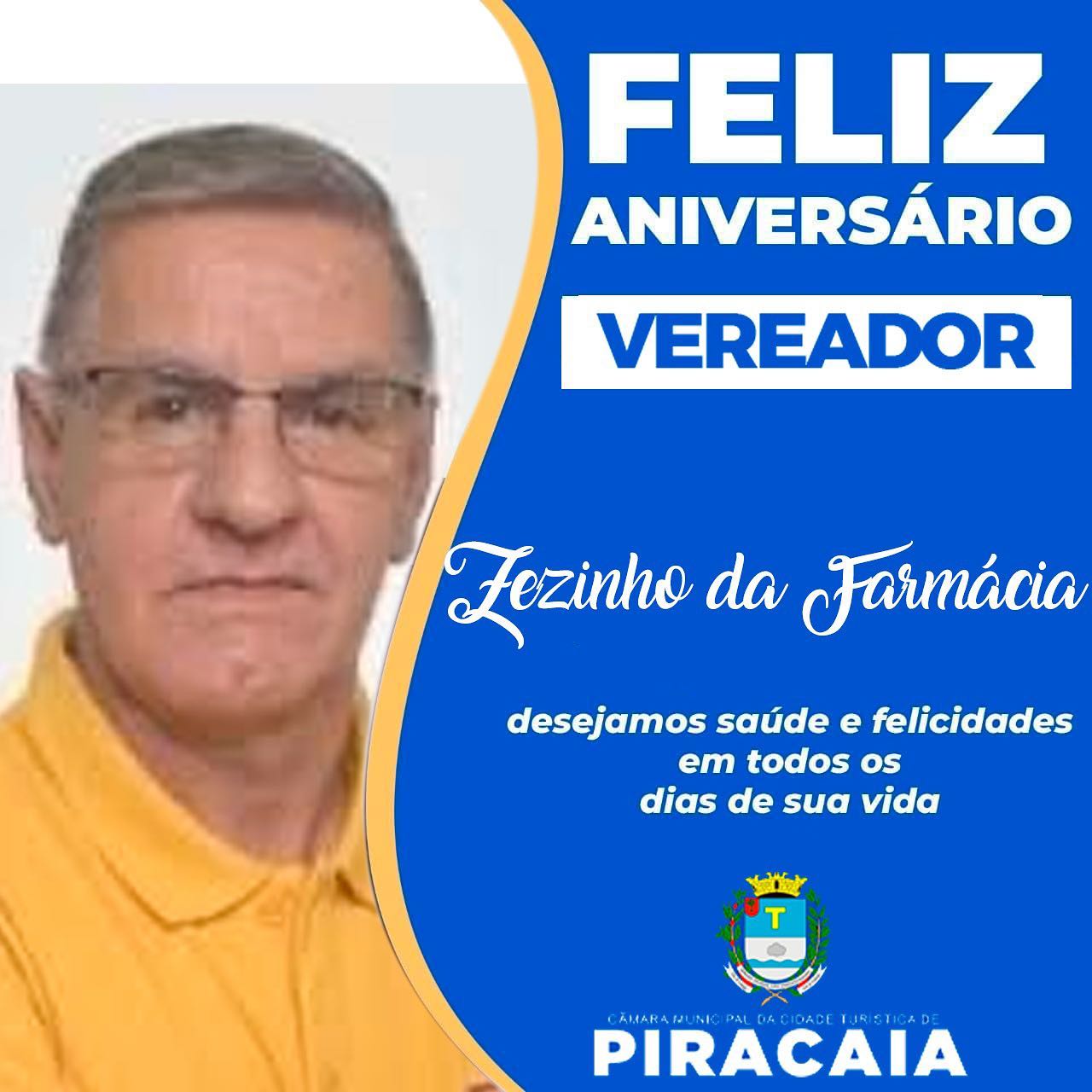 Feliz aniversário vereador!