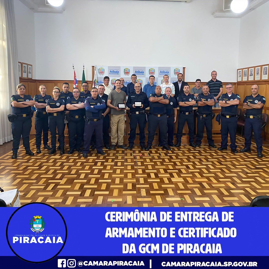 Guarda Municipal de Piracaia ganha reforços.