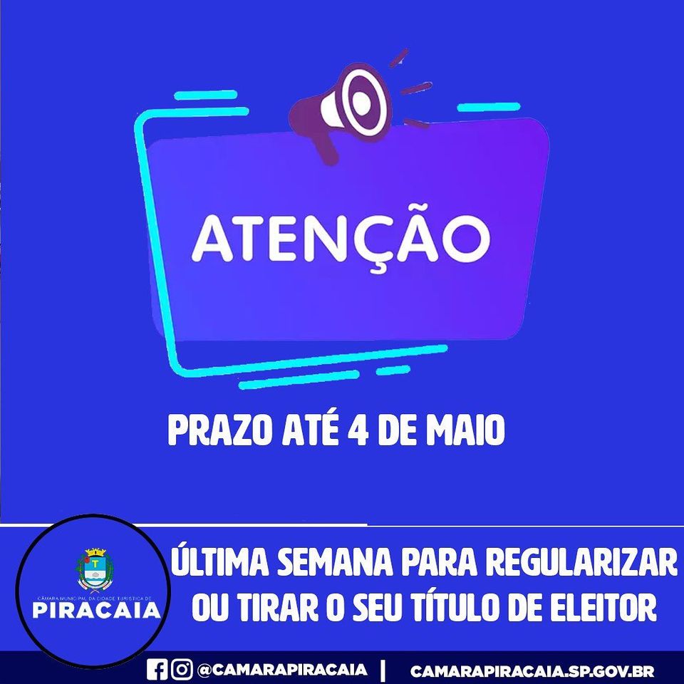 Prazo para tirar ou regularizar título de eleitor, termina em uma semana