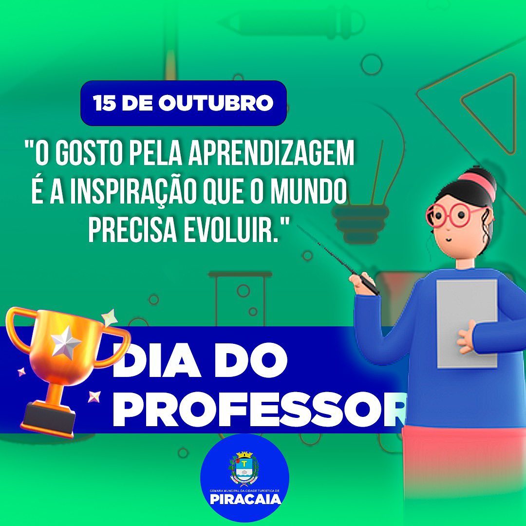 FELIZ DIA DO PROFESSOR!!!