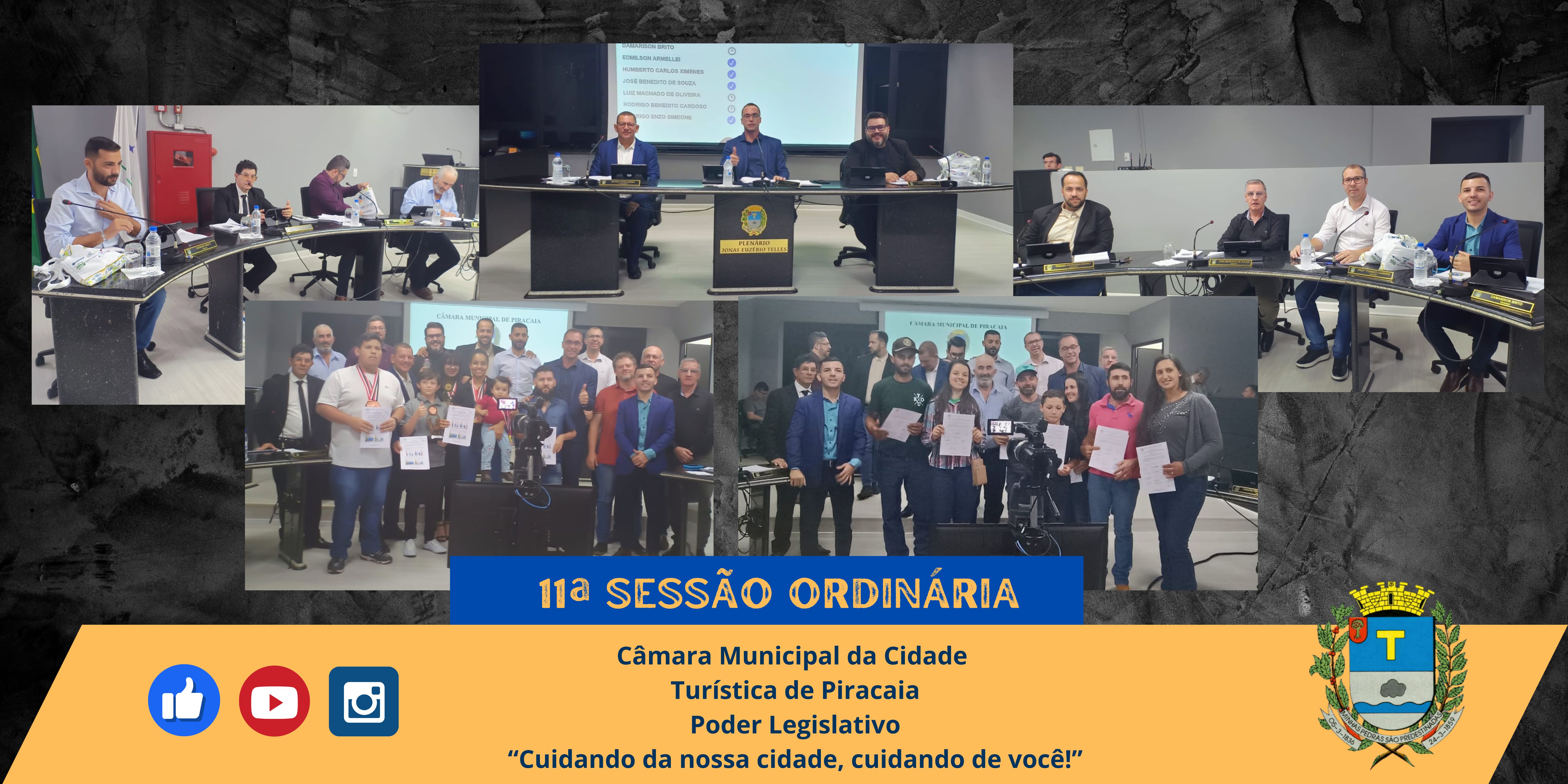 PAUTA DA 11ª SESSÃO ORDINÁRIA DA CÂMARA MUNICIPAL – 06/08/2024