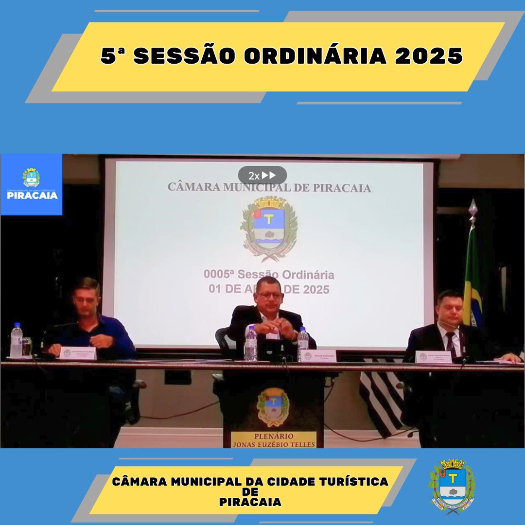 5ª Sessão Ordinária