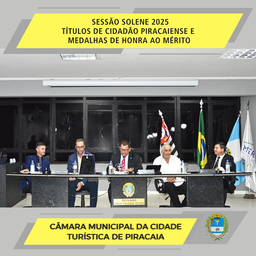 <b>Uma Noite de Honra e Reconhecimento em Piracaia!</b>