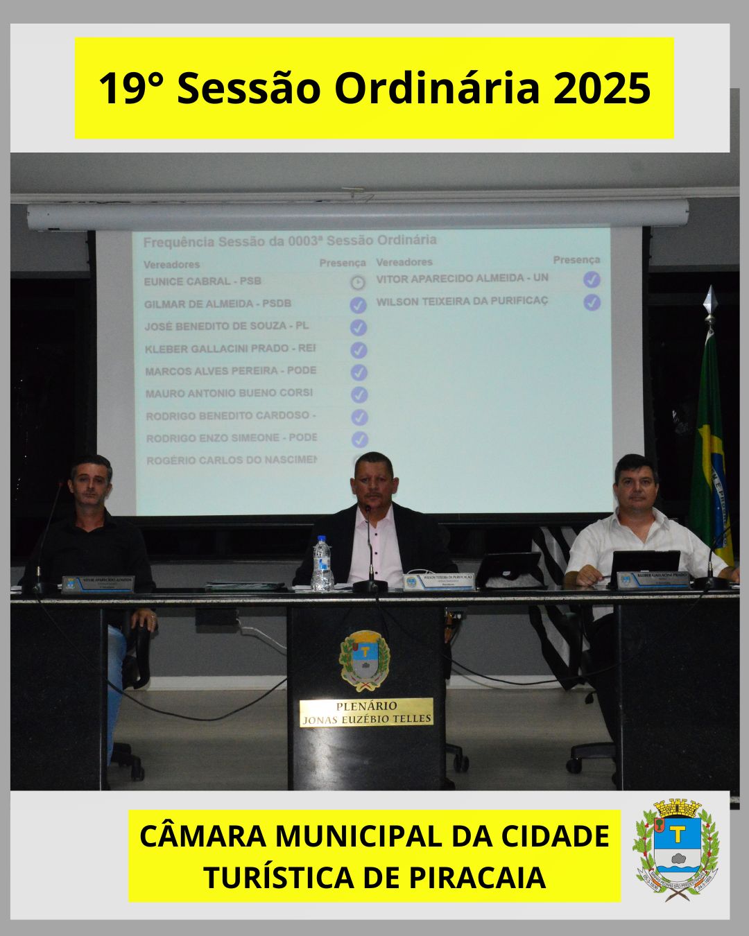 19ª Sessão Ordinária de 2025