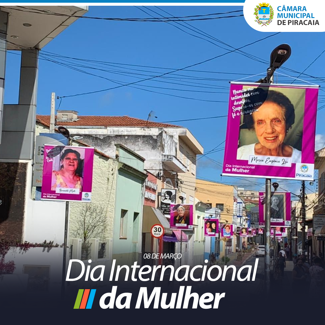 Feliz Dia da Mulher!