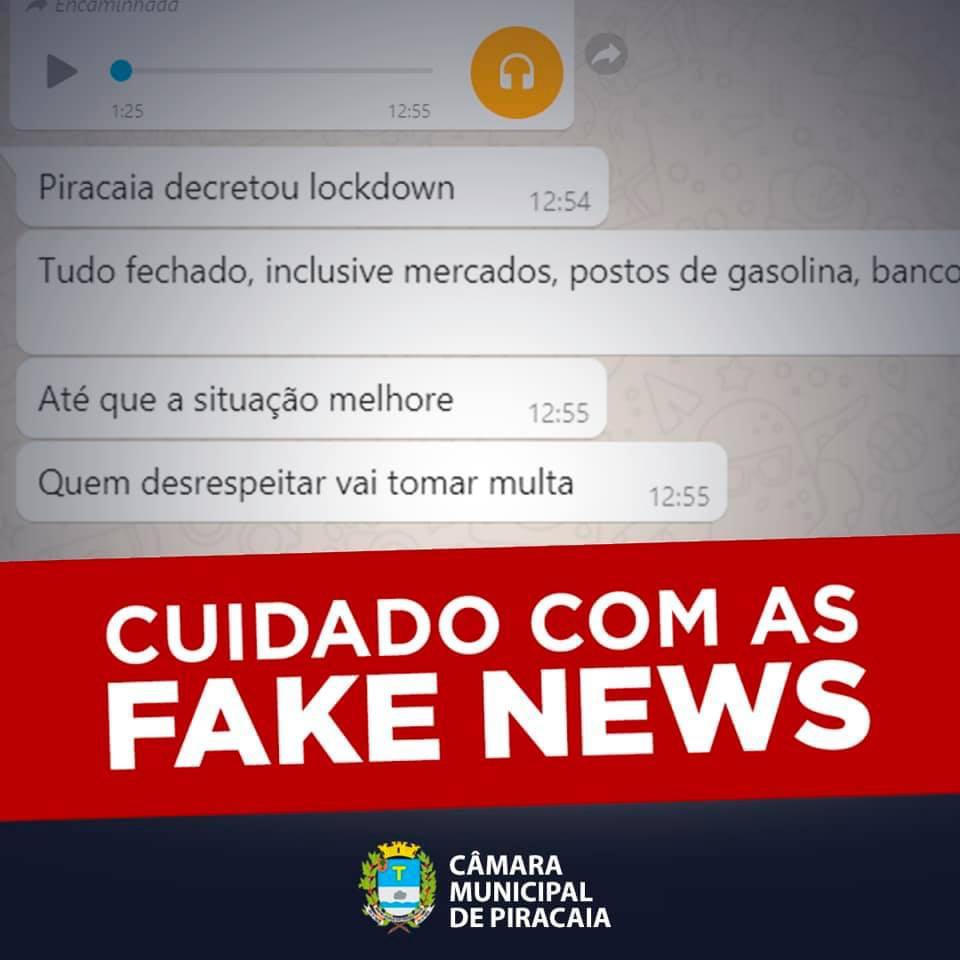 CUIDADO COM AS FAKE NEWS!