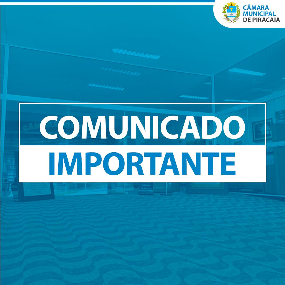 CÂMARA DE PIRACAIA FECHA APÓS VEREADOR TESTAR POSITIVO PARA COVID-19