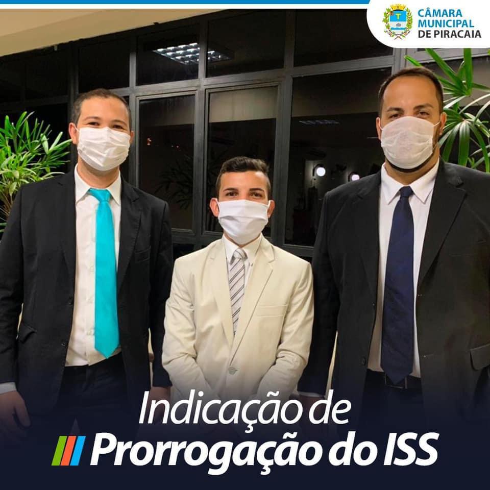 VEREADORES REALIZAM INDICAÇÃO AO PODER EXECUTIVO SOLICITANDO A PRORROGAÇÃO DO ISS E OUTRAS TAXAS