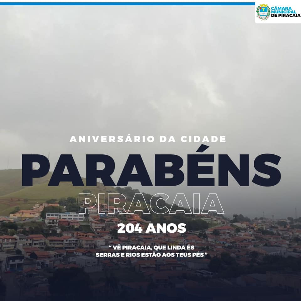 PARABÉNS PIRACAIA!!!!