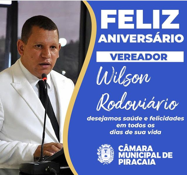 Parabéns vereador Wilson Rodoviário!