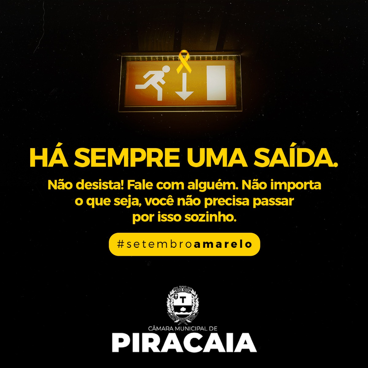 SETEMBRO AMARELO 10 DE SETEMBRO - DIA MUNDIAL DE PREVENÇÃO AO SUICÍDIO