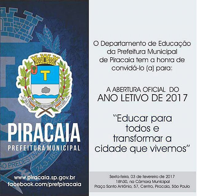 Abertura do Ano Letivo 2017