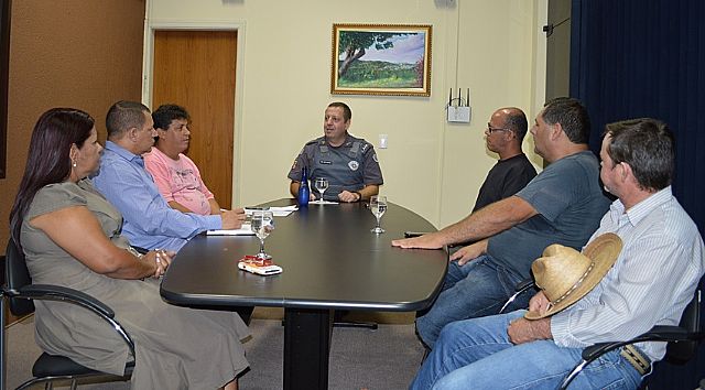 Câmara Municipal recebe visita do Coordenador Operacional do 34º BPM/I