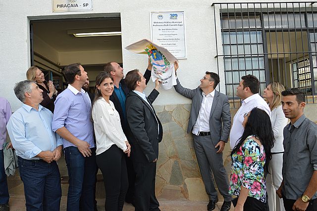 Biblioteca Municipal é inaugurada no pavimento térreo da Câmara Municipal, no dia do aniversário de 200 anos de Piracaia.